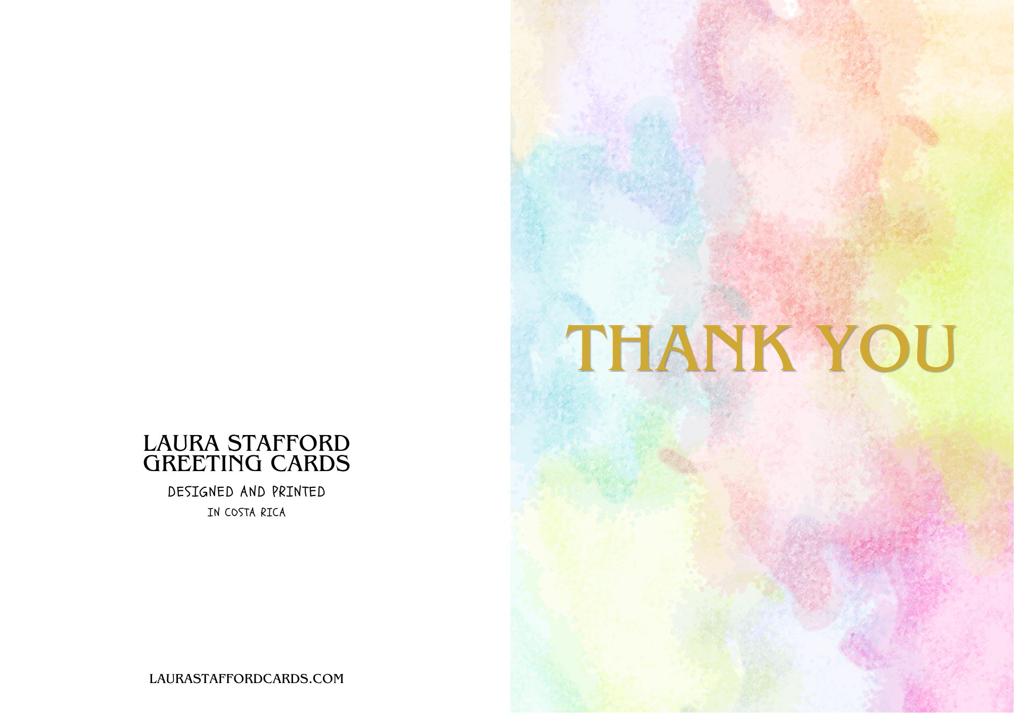 Thank You — Rainbow Wash